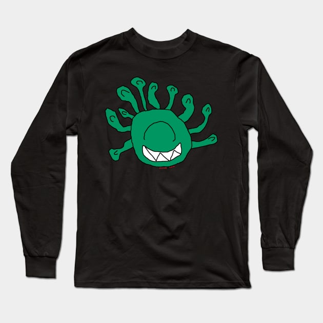 Happy Beholder Long Sleeve T-Shirt by Friendandflayers